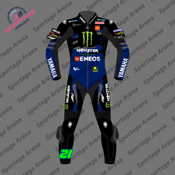 Fabio Quartararo Yamaha MotoGP 2023 Monster Energy Bike Race Suit Front