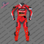 Francesco Bagnaia Ducati MotoGP 2023 Leather Race Suit Front