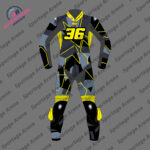 Joan Mir 36 Winter Test 2023 Leather Race Suit Front