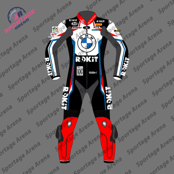 Michael van der Mark BMW SBK 2023 Motorbike Leather Racing Suit Front