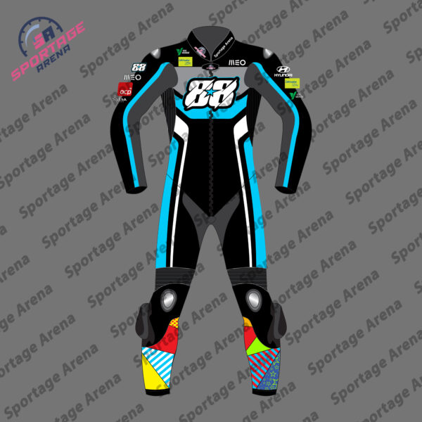 Miguel Oliveira for Street Riding Winter Test 2023 Leather Suit Front