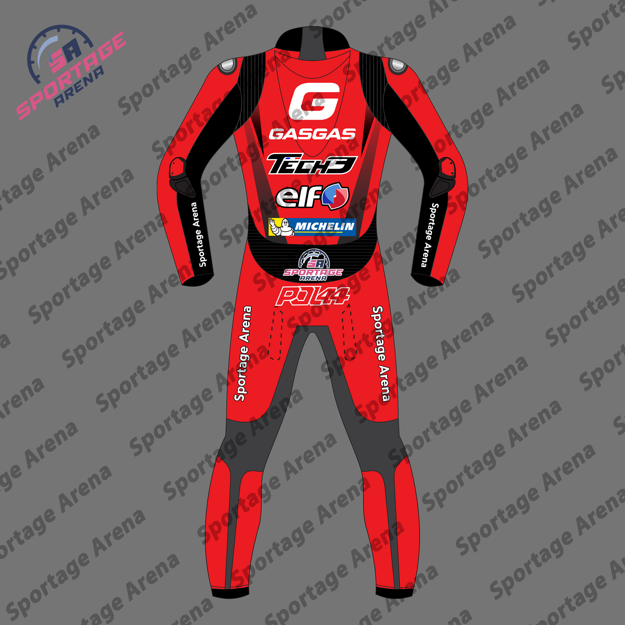 Pol Espargaro Gasgas Tech3 MotoGP 2023 Motorcycle Riding Suit Back Pol Espargaro Gasgas Tech3 MotoGP 2023 Motorcycle Riding Suit Back