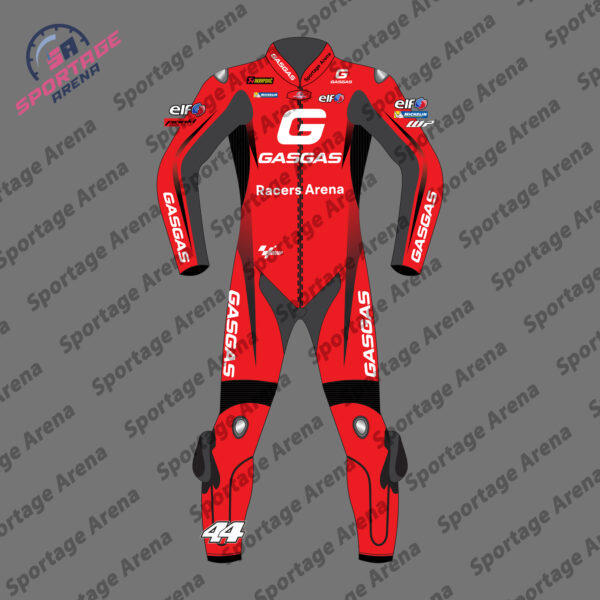Pol Espargaro Gasgas Tech3 MotoGP 2023 Motorcycle Riding Suit Front