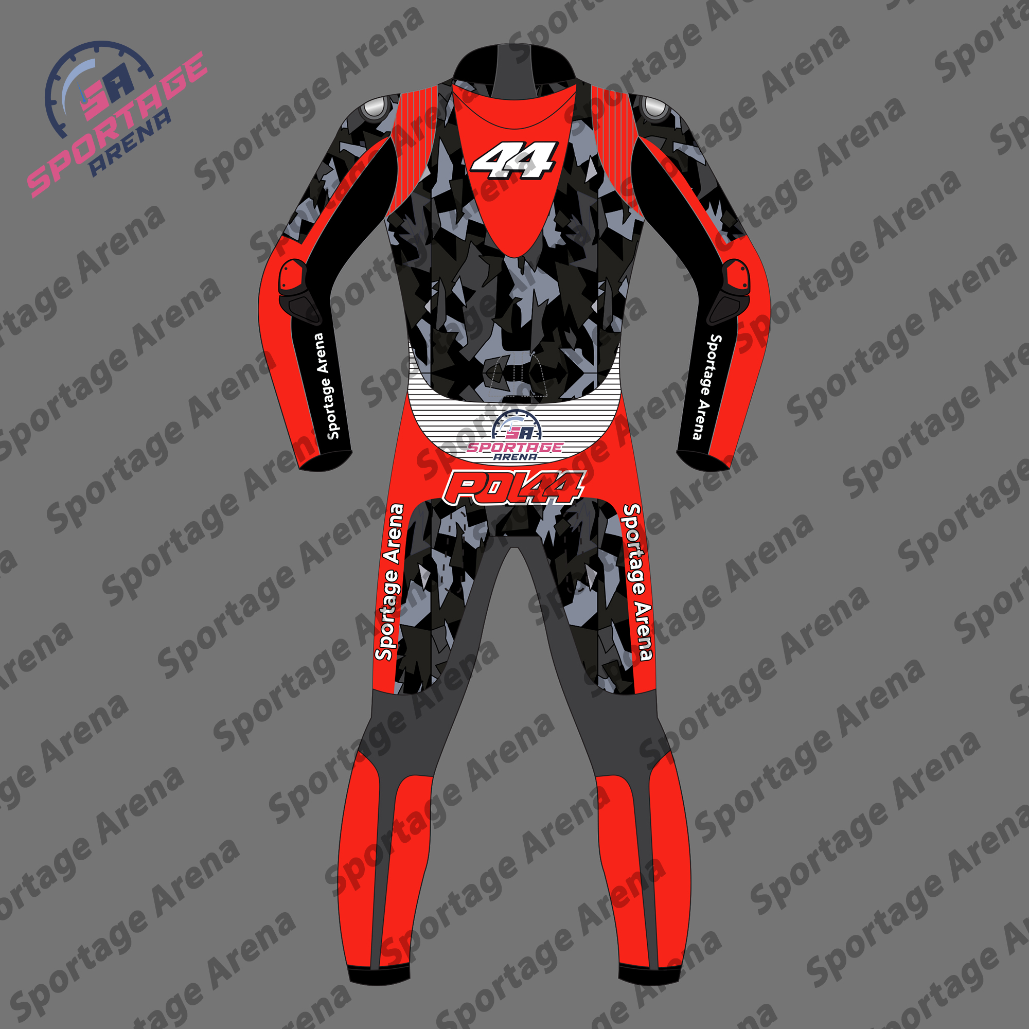 Pol Espargaro Winter Test 2023 Motorbike Leather Race Suit Back Pol Espargaro Winter Test 2023 Motorbike Leather Race Suit Back