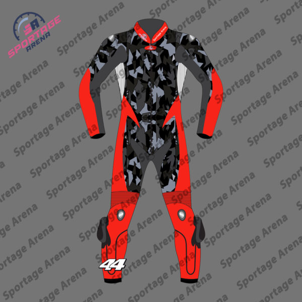 Pol Espargaro Winter Test 2023 Motorbike Leather Race Suit Front