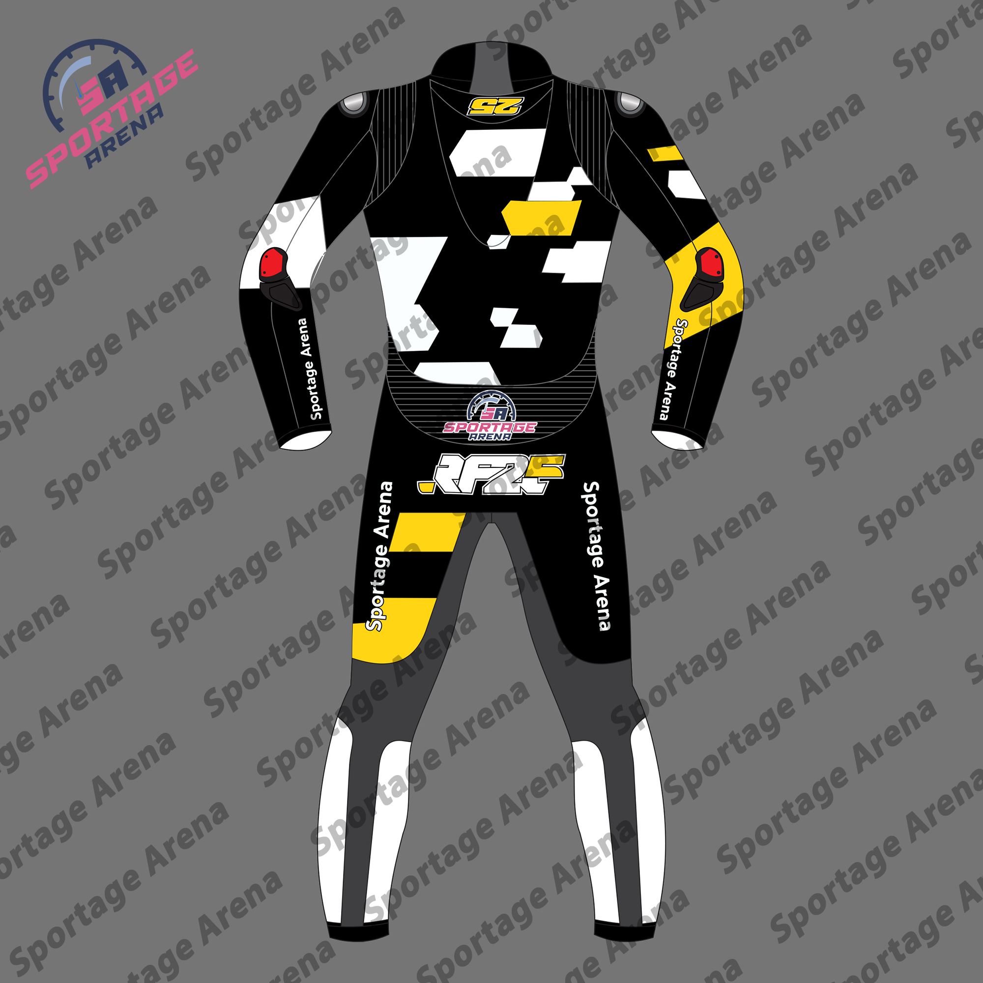 RAUL FERNANDEZ APRILIA WINTER TEST 2023 Motorbike Leather Race Suit Back RAUL FERNANDEZ APRILIA WINTER TEST 2023 Motorbike Leather Race Suit Back