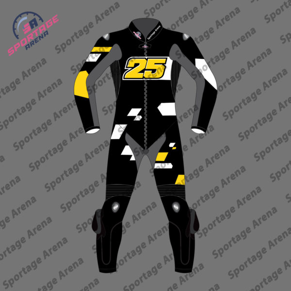 RAUL FERNANDEZ APRILIA WINTER TEST 2023 Motorbike Leather Race Suit Front