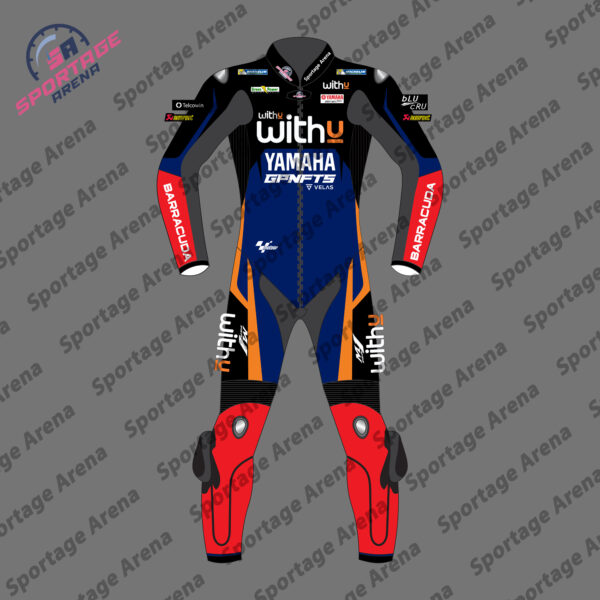 Andrea Dovizioso Yamaha WithU MotoGP 2022 Riding Suit Front