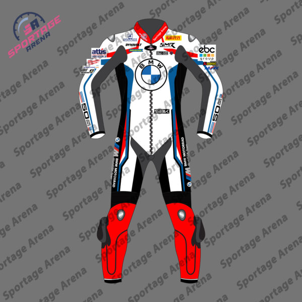 BMW Motorrad Scott Redding SBK 2022 Leather Race Suit Front