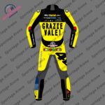 Buy Grazie Vale! VR46 Sky 2022 Leather Race Suit Back