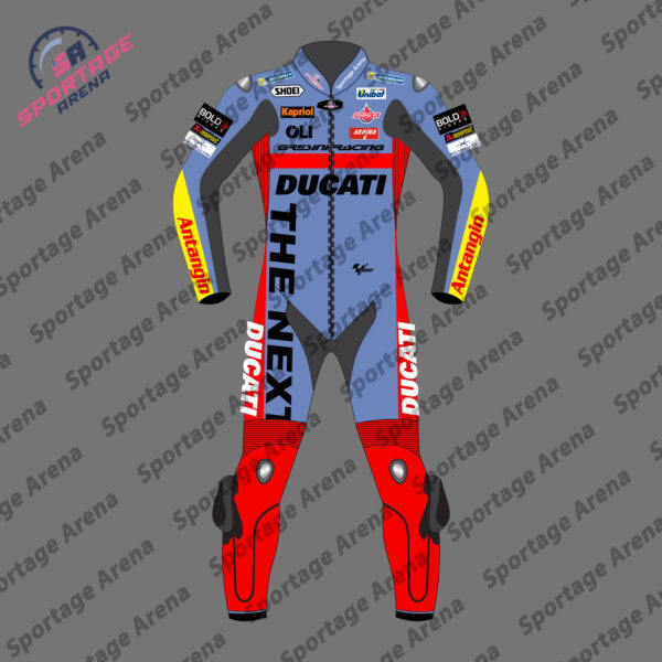 Enea Bastianini Team Gresini Ducati MotoGP 2022 Motorbike Suit Front