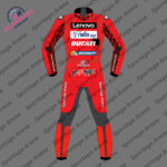 Francesco Bagnaia Ducati MotoGP 2022 Motorcycle Suit Back