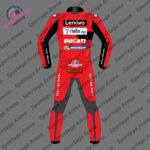 Jack Miller Ducati Lenovo MotoGP 2022 Motorcycle Riding Suit Back