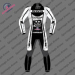 Marc Marquez Repsol 2022 Winter Test Motorcycle Leather Suit Back