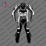 Marc Marquez Repsol 2022 Winter Test Motorcycle Leather Suit Front