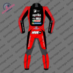 Maverick Vinales MotoGP 2022 Aprilia Motorbike Race Leather Suit Back