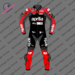 Maverick Vinales MotoGP 2022 Aprilia Motorbike Race Leather Suit Front