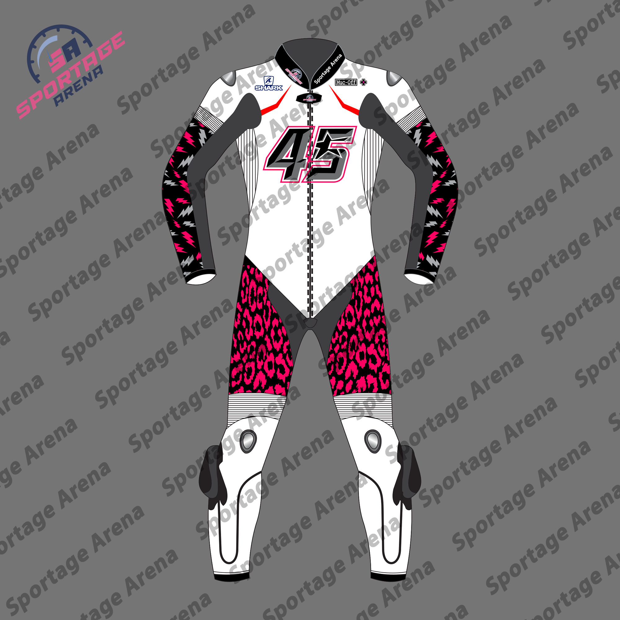 Scott Reddings 45 Winter Test 2022 Leather Riding Suit Front Scott Reddings 45 Winter Test 2022 Leather Riding Suit Front