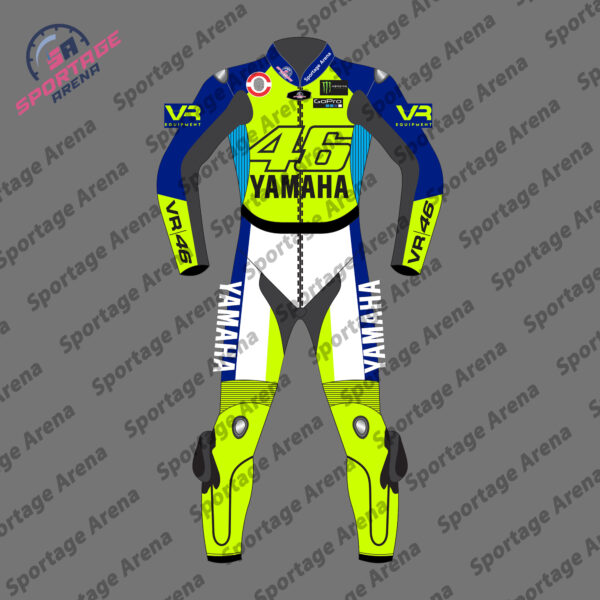Valentino Rossi MotoGP 2022 Yamaha 46 Leather Riding Suit Front