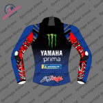 Fabio Quartararo Yamaha Monster Energy 2025 Motorbike Race Jacket Back
