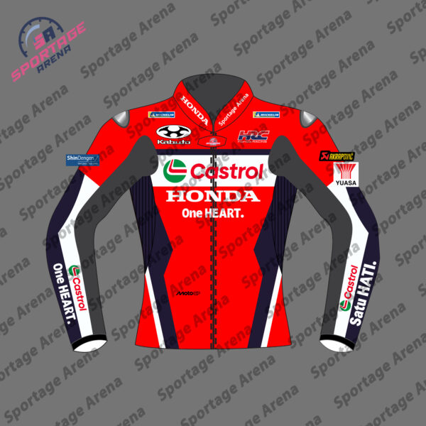 Joan Mir Honda 2025 Motorbike Race Jacket Front