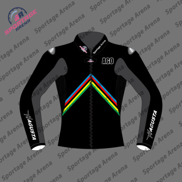 MV Agusta Design 2025 Motorbike Racing Jacket Front