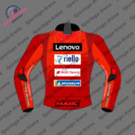 Marc Marquez MotoGP 2025 Ducati Leather Race Jacket Back