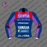 Miguel Oliveira Pramac MotoGP 2025 Leather Race Jacket Back