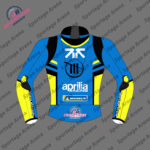 Raul Fernandez Aprilia MotoGP Leather Race Jacket 2025 Back
