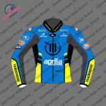 Raul Fernandez Aprilia MotoGP Leather Race Jacket 2025 Front